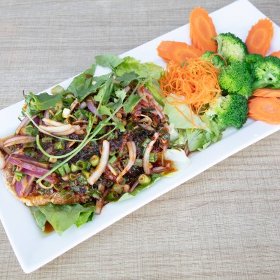 57. Tilapia in Thai Herbs