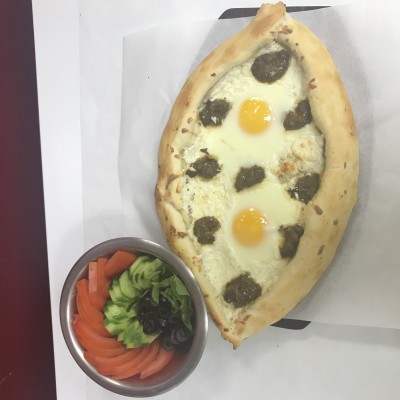Sujuk Kachapuri Regular (Two Eggs)