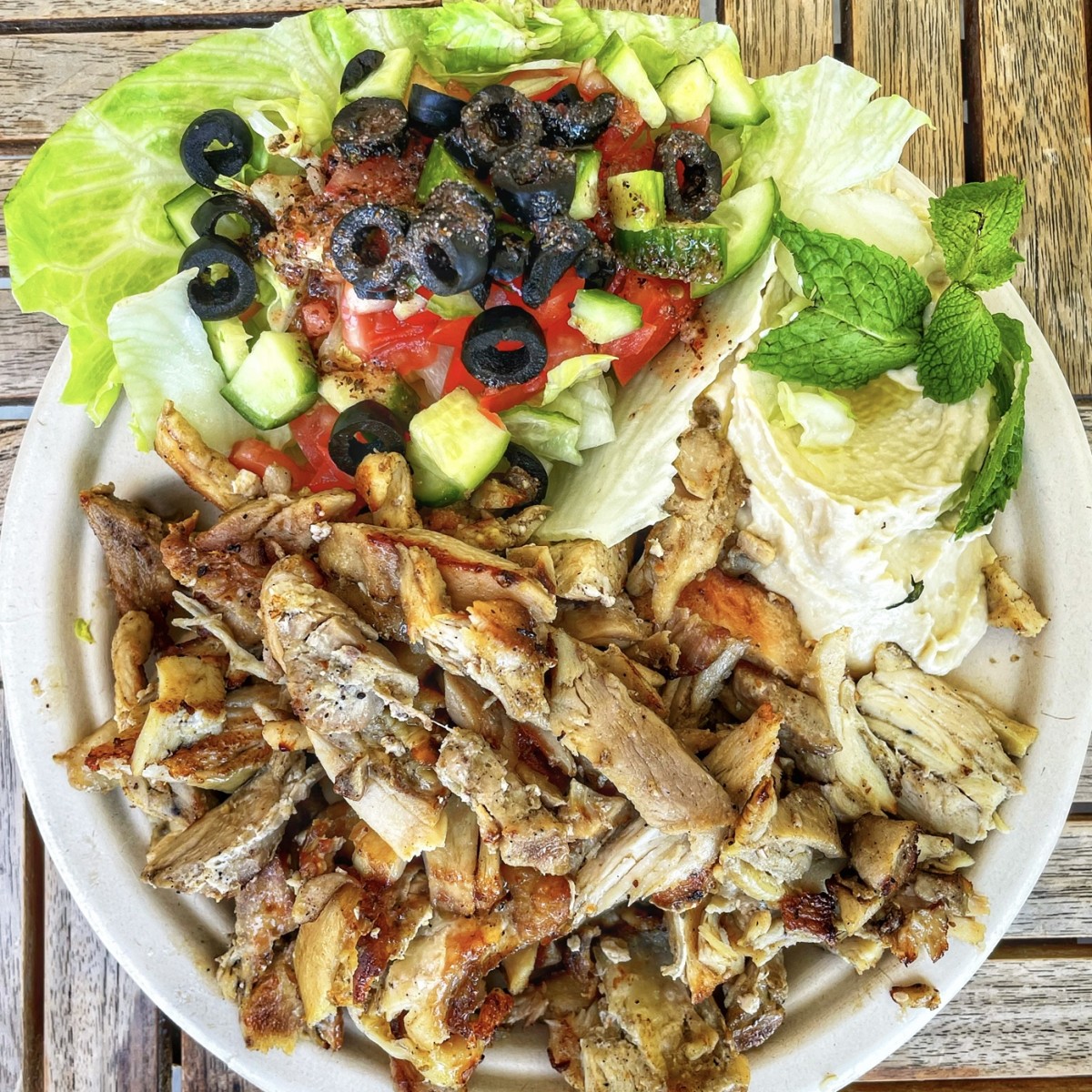 Chicken Shawarma Plate Furn Saj