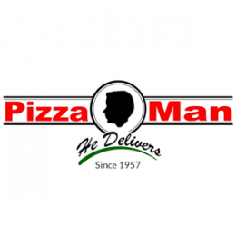 Pizza Man Los Angeles logo