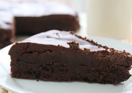 Flourless Chocolate Cake Slice GF