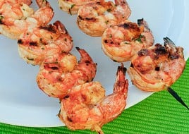 Grilled Shrimp on Skewers