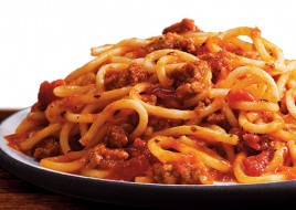 Gluten Free Spaghetti with Meat & Marinara Sauce