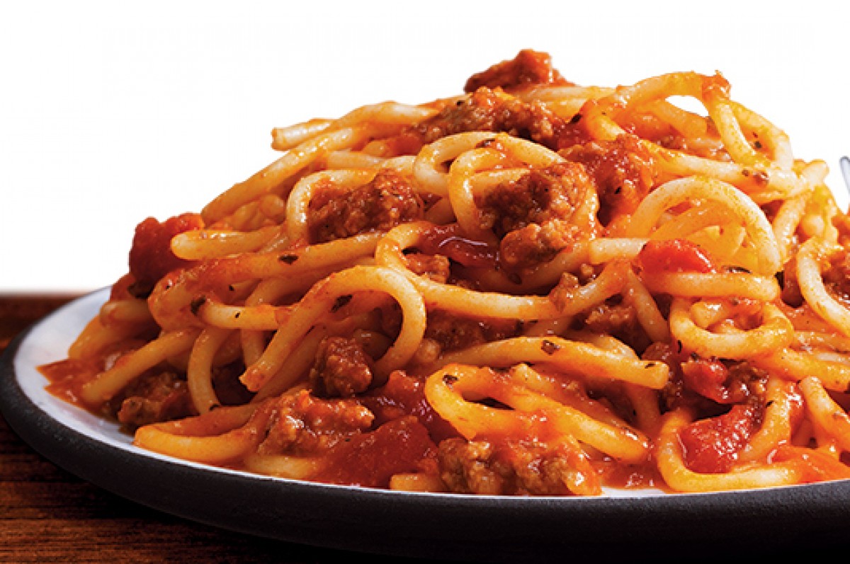 Spaghetti with Meat & Marinara Sauce