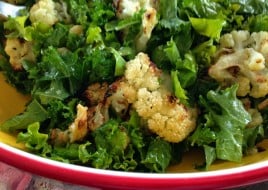 Roasted Cauliflower & Kale Salad