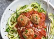Zucchini Noodles With 3 MeatBalls