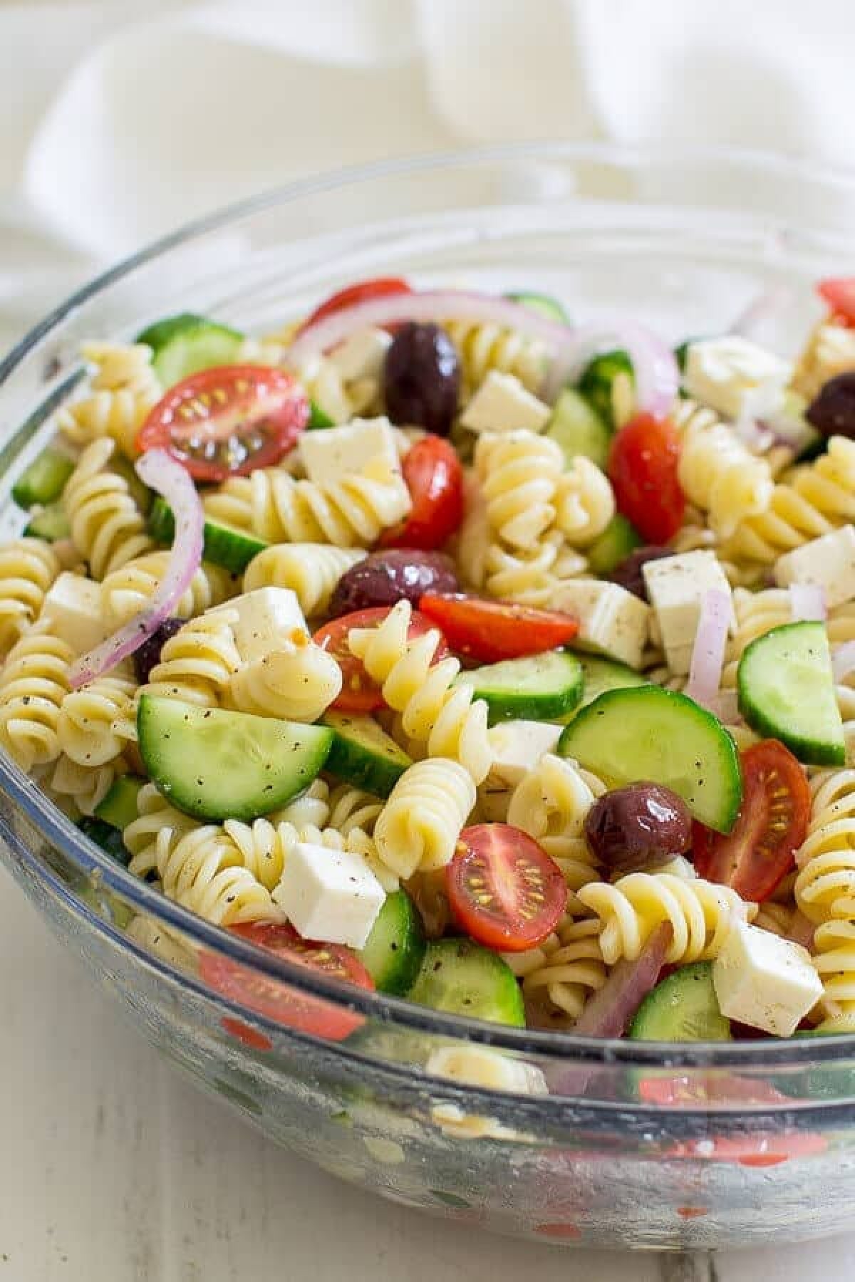 Gluten Free Greek Pasta Salad