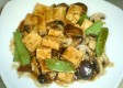 Tofu with a Trio of Mushrooms