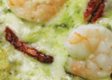 Pesto Shrimp Pizza
