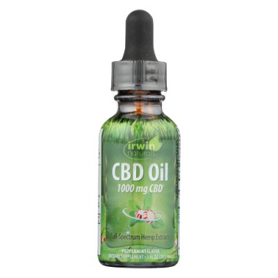IRWIN NATURALS CBD OIL 1000 PEPPERMINT 1OZ