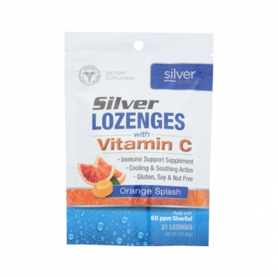 AMERICAN BIOTECH LABS SILVER LOZENGES WITH VITAMIN C