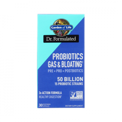 GARDEN OF LIFE PROBIOTICS GAS & BLOATING 30C