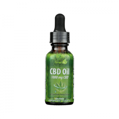 IRWIN NATURALS CBD OIL 1000 UNFLAVORED 1OZ