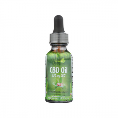 IRWIN NATURALS CBD OIL PEPPERMINT 1OZ