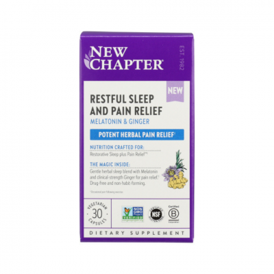 NEW CHAPTER RESTFUL SLEEP AND PAIN RELIEF 30CP