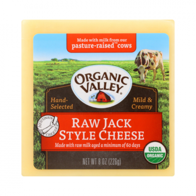 ORGANIC VALLEY RAW JACK CHEESE
