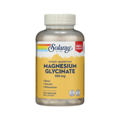 SOLARAY MAGNESIUM GLYCINATE 120 CAPSULES