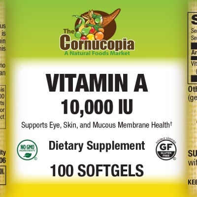 Vitamin A 10,000 IU Softgels 100SG