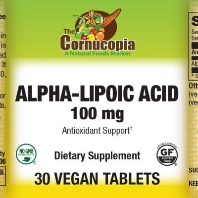 Alpha-Lipoic Acid 100 mg Veg Tabs 30TB