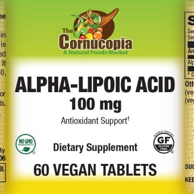 Alpha-Lipoic Acid 100 mg Veg Tabs 60TB