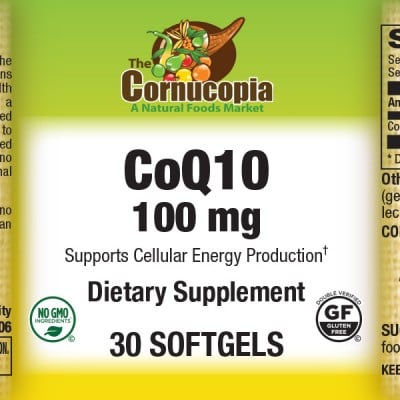 CoQ10 100 mg Softgels 30SG