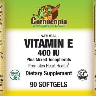 Vitamin E 400 IU Plus Mixed Tocopherols Softgels 90SG