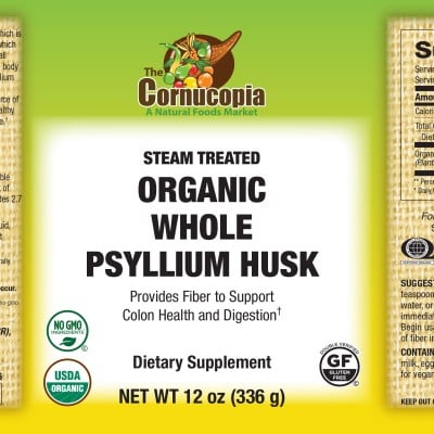 Organic Whole Psyllium Husk  (PCR Tub)