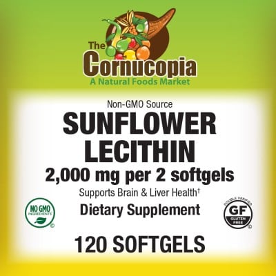 Sunflower Lecithin Softgels  120SG