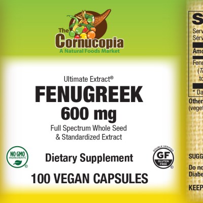 Fenugreek 600mg Caps 100C