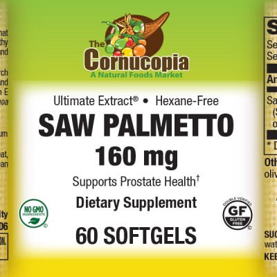 Saw Palmetto 160 mg Softgels 60SG