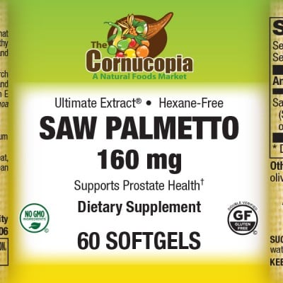 Saw Palmetto 160 mg Softgels 60SG
