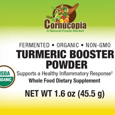 Fermented Organic Turmeric Booster Powder with Black Pepper