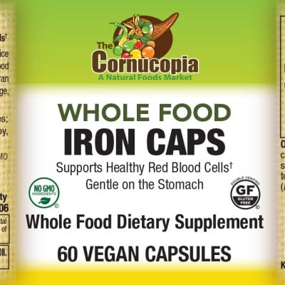 Iron Veg Caps - Whole Food Essentials  60CP