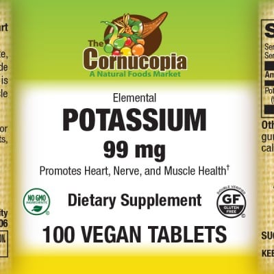 Potassium 99 mg Veg Tabs 100TB