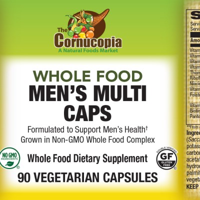 Men's Multi Veg Caps - Whole Food Essentials  