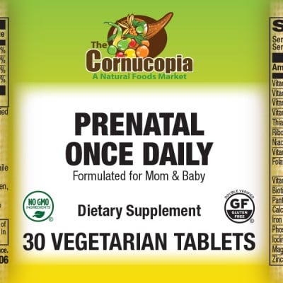 Prenatal Once Daily Veg Tabs 30TB