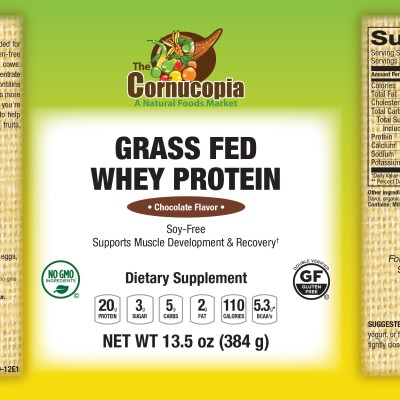 Grass-Fed Whey Protein - Chocolate Flavor