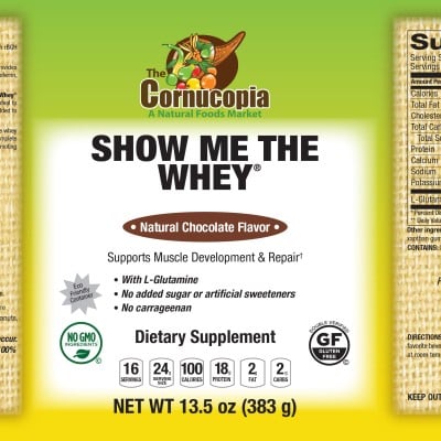 Show Me The Whey® Powder - Natural Chocolate Flavor 160Z