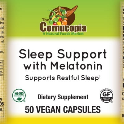 Sleep Support with Melatonin Veg Caps 50CP