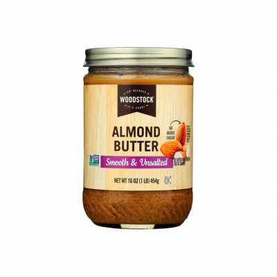 WOODSTOCK ALMOND BUTTER SMOOTH UNSALTED