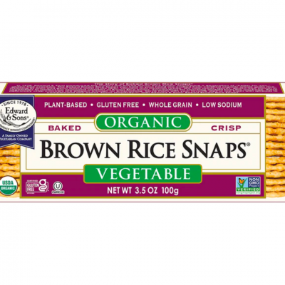 EDWARD & SONS VEGETABLE RICE SNAPS
