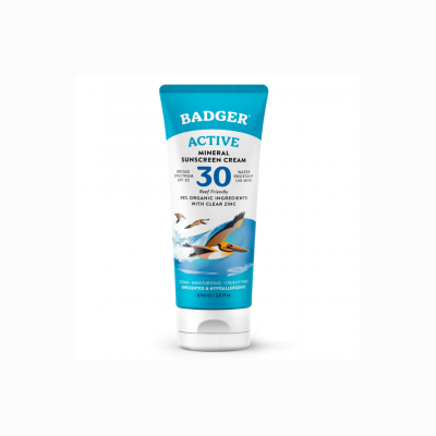BADGER ACTIVE SUNSCREEN CREAM SPF 30