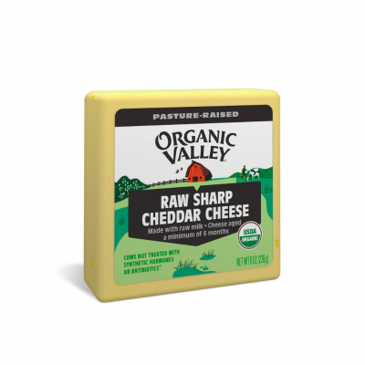 ORGANIC VALLEY RAW SHARP CHEDDAR CHEESE ORGANIC