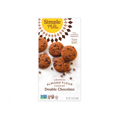 SIMPLE MILLS DOUBLE CHOCOLATE COOKIES