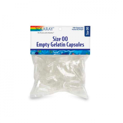 SOLARAY EMPTY CAPSULES SIZE 00 (BAG) 100CT