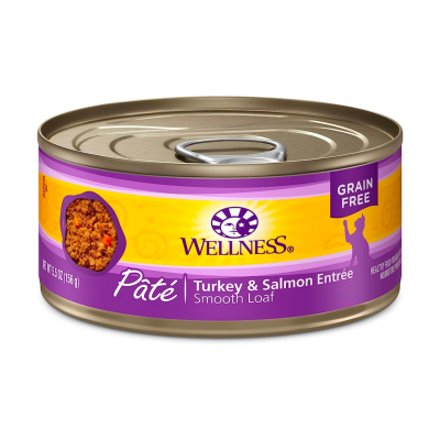 WELLNESS TURKEY & SALMON CAT FOOD