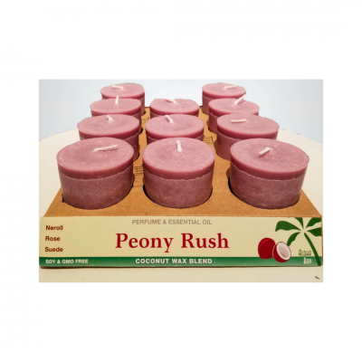 AMBER BAY PEONY RUSH VOTIVE