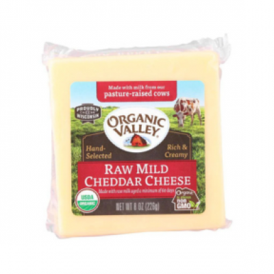 ORGANIC VALLEY RAW MILD CHEDDAR CHEESE