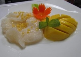 Mango with coconut sticky rice