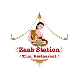 Zaab Station Thai  logo